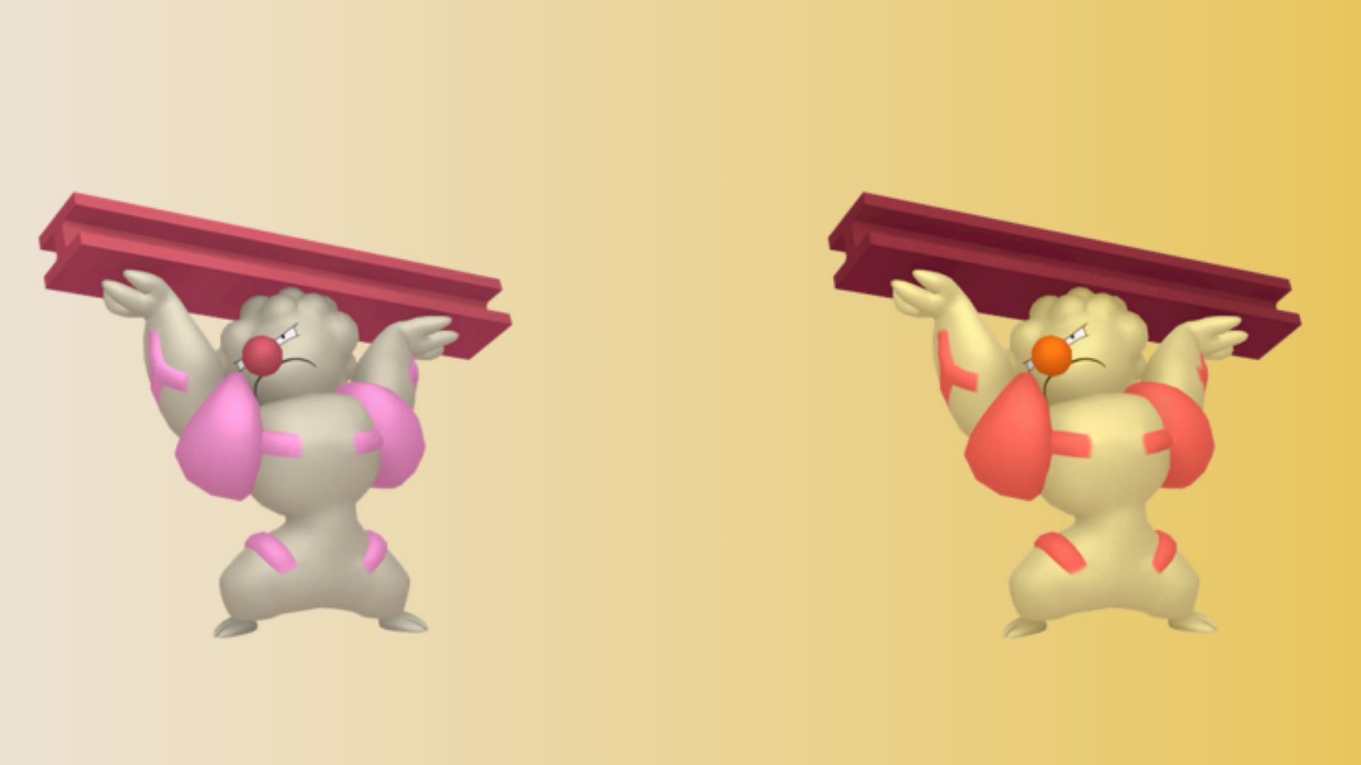 Gurdurr and its Shiny form (Image via TPC)